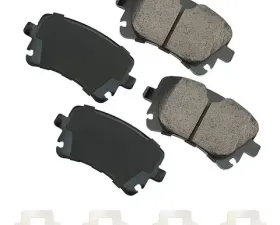 Akebono EURO Ultra Premium Ceramic Disc Brake Pad Kit Audi Rear