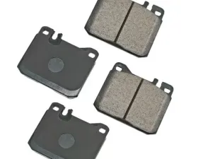 Akebono EURO Ultra Premium Ceramic Disc Brake Pad Kit Front for Mercedes-Benz 1984-1991
