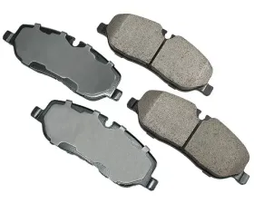 Akebono EURO Ultra Premium Ceramic Disc Brake Pad Kit Front for Land Rover LR3 2005-2009, Range Rover 2006-2009, Range Rover Sport 2006-2007