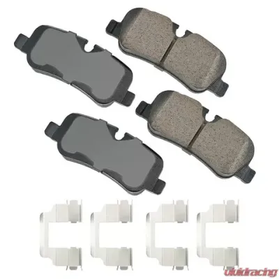 Akebono EURO Ultra Premium Ceramic Disc Brake Pad Kit Land Rover Rear - EUR1099A