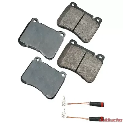 Akebono EURO Ultra Premium Ceramic Disc Brake Pad Kit Mercedes-Benz Front - EUR1121