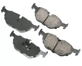 Akebono EURO Ultra Premium Ceramic Disc Brake Pad Kit BMW Rear