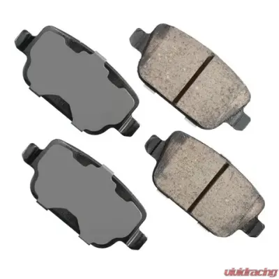 Akebono EURO Ultra Premium Ceramic Disc Brake Pad Kit Rear - EUR1314