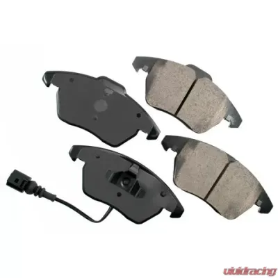 Akebono EURO Ultra Premium Ceramic Disc Brake Pad Kit Front - EUR1319