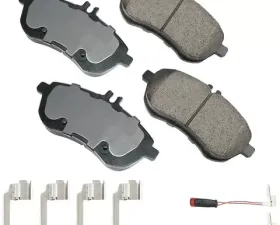 Akebono EURO Ultra Premium Ceramic Disc Brake Pad Kit for Mercedes-Benz Front (2008-2015)