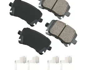 Akebono EURO Ultra Premium Ceramic Disc Brake Pad Kit Volkswagen Rear