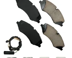 Akebono EURO Ultra Premium Ceramic Disc Brake Pad Kit for Land Rover Range Rover 2010-2012