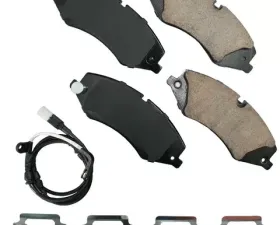 Akebono EURO Ultra Premium Ceramic Disc Brake Pad Kit for Land Rover Range Rover Sport 2010-2013