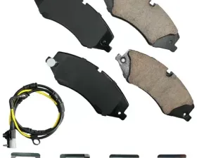 Akebono EURO Ultra Premium Ceramic Disc Brake Pad Kit for Land Rover Front 2014-2017