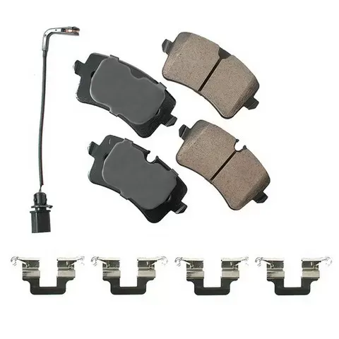 Akebono EURO Ultra Premium Ceramic Disc Brake Pad Kit Audi 80 Rear 1988 - EUR1547