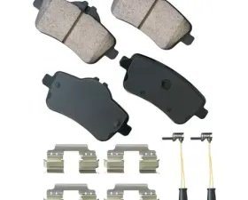 Akebono EURO Ultra Premium Ceramic Disc Brake Pad Kit Mercedes-Benz Rear