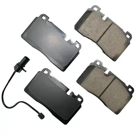 Akebono EURO Ultra Premium Ceramic Disc Brake Pad Kit Audi Front - EUR1663
