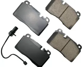 Akebono EURO Ultra Premium Ceramic Disc Brake Pad Kit for Audi Q5 2014-2017 Front