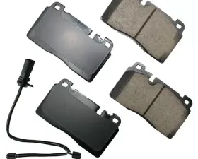 Akebono EURO Ultra Premium Ceramic Disc Brake Pad Kit for Audi 80 Front 1988