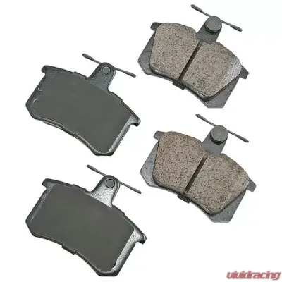 Akebono EURO Ultra Premium Ceramic Disc Brake Pad Kit Audi Rear - EUR228