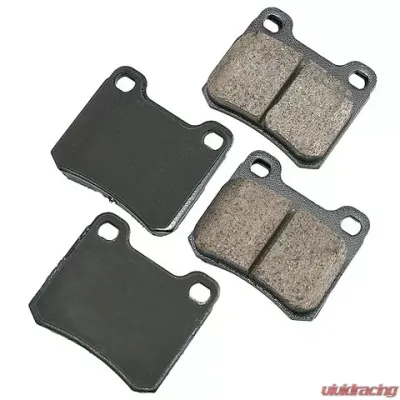 Akebono EURO Ultra Premium Ceramic Disc Brake Pad Kit Mercedes-Benz Rear - EUR335