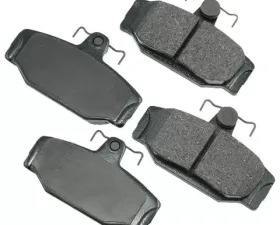 Akebono EURO Ultra Premium Ceramic Disc Brake Pad Kit Volvo V70 Rear 1998-1999