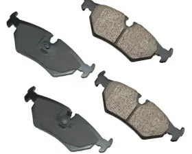 Akebono EURO Ultra Premium Ceramic Disc Brake Pad Kit Jaguar Rear