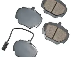 Akebono EURO Ultra Premium Ceramic Disc Brake Pad Kit Land Rover Rear