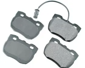 Akebono EURO Ultra Premium Ceramic Disc Brake Pad Kit Front for Land Rover Discovery 1994-1998, Range Rover 1990-1995