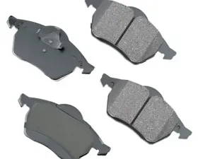 Akebono EURO Ultra Premium Ceramic Disc Brake Pad Kit Front for Audi TT, VW Golf, Jetta