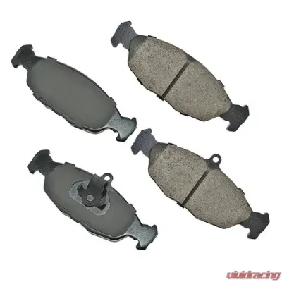 Akebono EURO Ultra Premium Ceramic Disc Brake Pad Kit Jaguar Rear - EUR688A