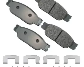 Akebono EURO Ultra Premium Ceramic Disc Brake Pad Kit Front