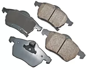 Akebono EURO Ultra Premium Ceramic Disc Brake Pad Kit for Saab 9-5 Front 1999-2005