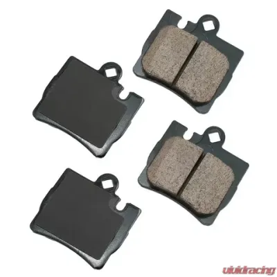 Akebono EURO Ultra Premium Ceramic Disc Brake Pad Kit Mercedes-Benz Rear - EUR848