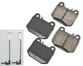 Akebono EURO Ultra Premium Ceramic Disc Brake Pad Kit Mercedes-Benz Rear