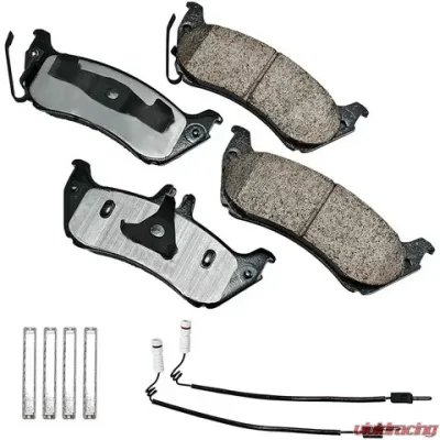 Akebono EURO Ultra Premium Ceramic Disc Brake Pad Kit Mercedes-Benz Rear - EUR875
