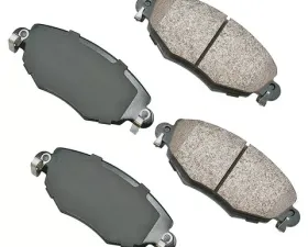 Akebono EURO Ultra Premium Ceramic Disc Brake Pad Kit for Jaguar X-Type Front 2002-2008