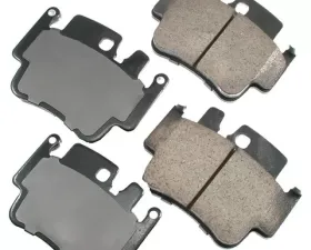 Akebono EURO Ultra Premium Ceramic Disc Brake Pad Kit for Porsche 986, 987, 996 (2000-2007)