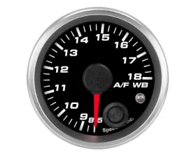 SpeedHut Air/Fuel Gauge Wide Band 8.5-18 with Warning FOR AEM