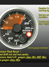 SpeedHut Air/Fuel Gauge Wide Band 8.5-18 with Warning FOR AEM                                     - GR-AFWB-02 - Image 4