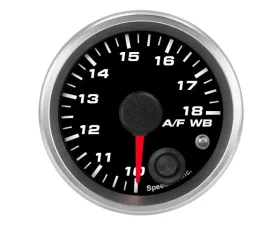 SpeedHut Air/Fuel Gauge Wide Band 10-18 with Warning FOR PLX