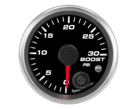 SpeedHut Boost Gauge 0-30psi with Warning