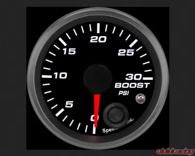 SpeedHut Boost Gauge 0-30psi with Warning - GR-BOOST-02