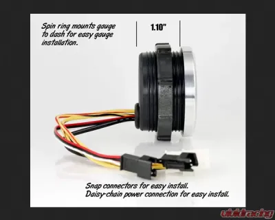SpeedHut Boost Gauge 0-15psi with Warning - GR-BOOST-06
