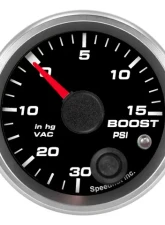 SpeedHut Boost/Vac Gauge 30inhg-0-15psi with Warning                                     - GR-BOOST-07 - Image 5