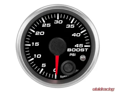 SpeedHut Boost Gauge 0-45psi with Warning - GR-BOOST-09