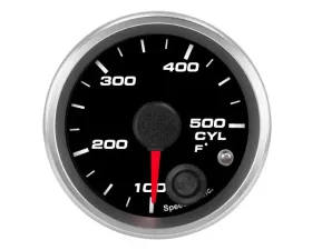 SpeedHut Cylinder Head Temperature Gauge 100-500F with Warning