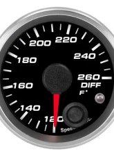 SpeedHut Diff Temp Gauge 120-260F with Warning                                     - GR-DIFF-01 - Image 5