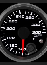 SpeedHut Diff Temp Gauge 140-300F with Warning                                     - GR-DIFF-02 - Image 2