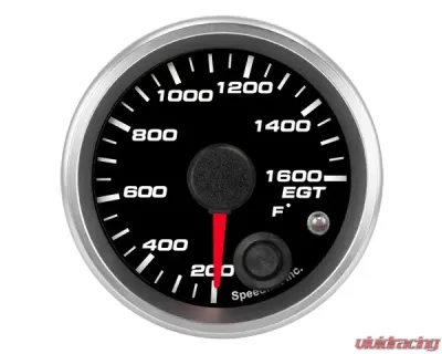 SpeedHut EGT Temp Gauge 200-1600F with Warning - GR-EGT-01