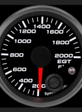 SpeedHut EGT Temp Gauge 200-2000F with Warning                                     - GR-EGT-02 - Image 2