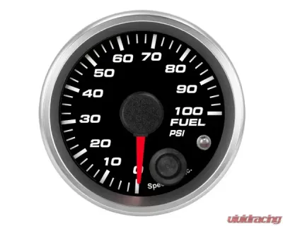 SpeedHut Fuel Pressure Gauge 0-100psi with Warning - GR-FUEL-01