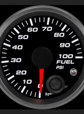 SpeedHut Fuel Pressure Gauge 0-100psi with Warning                                     - GR-FUEL-01 - Image 2