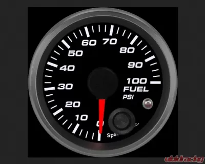 SpeedHut Fuel Pressure Gauge 0-100psi with Warning - GR-FUEL-01
