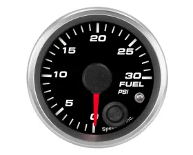 SpeedHut Fuel Pressure Gauge 0-30psi with Warning